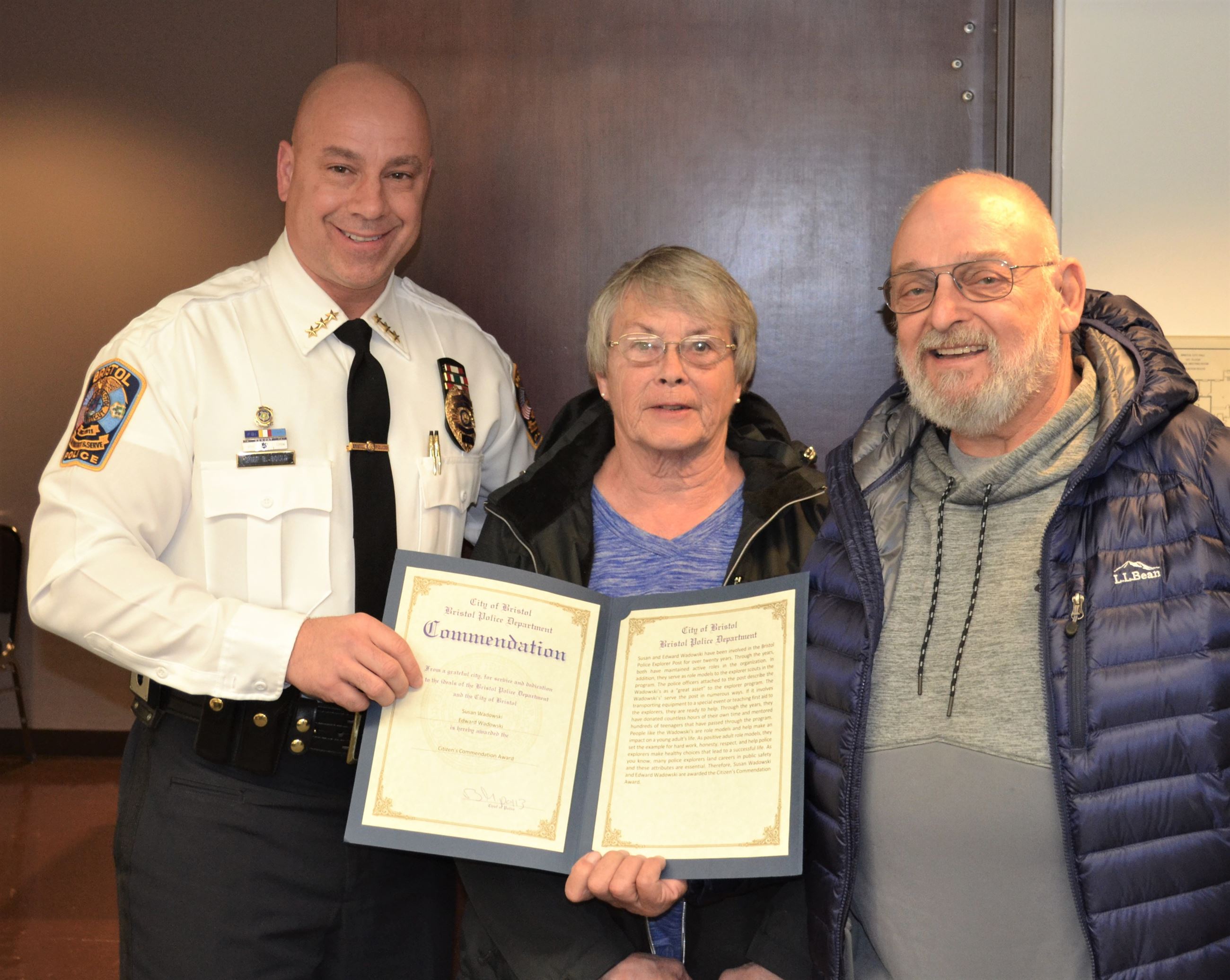 Wadowski Citizen Commendation Award