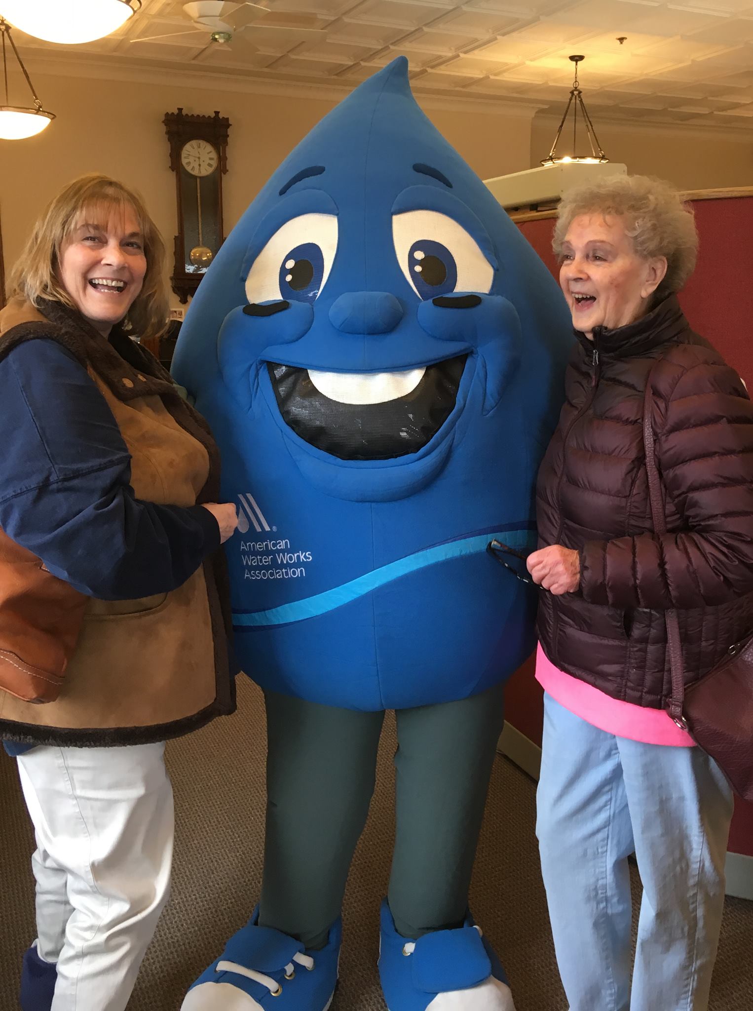 Two women with Eddy Water Drop
